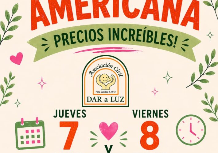 “Dar a Luz” realizará una feria americana el 7 y 8 de mayo para asistir a madres y recién nacidos