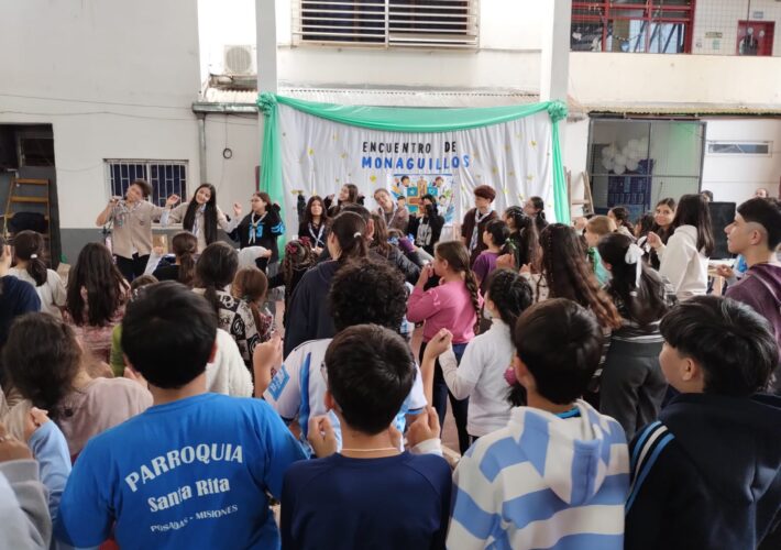 Monaguillos de toda la Diócesis de Posadas compartieron una jornada de fe, formación y fraternidad