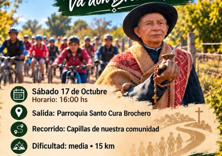 La Biciperegrinación Brocheriana tendrá su tercera edición este sábado